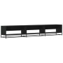 Mueble de TV madera de ingeniería negro 270x40x46 cm en Muebles TV | Comprar online en Foru.es