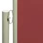Toldo lateral retráctil para patio rojo 140x600 cm de vidaXL, Sombrillas - Ref: Foro24-317955, Precio: 80,02 €, Descuento: %