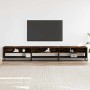 Mueble de TV madera de ingeniería roble ahumado 270x40x46 cm en Muebles TV | Comprar online en Foru.es