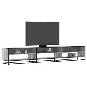 Mueble de TV madera de ingeniería gris Sonoma 270x40x46 cm en Muebles TV | Comprar online en Foru.es