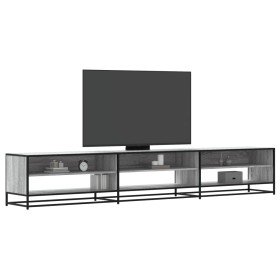 Mueble de TV madera de ingeniería gris Sonoma 270x40x46 cm en Muebles TV | Comprar online en Foru.es