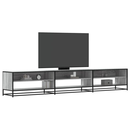 Mueble de TV madera de ingeniería gris Sonoma 270x40x46 cm en Muebles TV | Comprar online en Foru.es