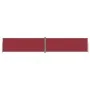 Toldo lateral retráctil rojo 180x1000 cm de vidaXL, Sombrillas - Ref: Foro24-318041, Precio: 112,41 €, Descuento: %