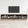 Mueble para TV madera de ingeniería marrón roble 270x40x46 cm en Muebles TV | Comprar online en Foru.es