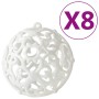 Juego de bolas de Navidad 100 piezas blanco en Decoración Festiva y Estacional | Comprar online en Foru.es
