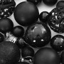 Juego de bolas de Navidad 100 piezas negro en Decoración Festiva y Estacional | Comprar online en Foru.es