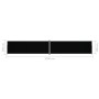 Toldo lateral retráctil negro 200x1200 cm de vidaXL, Sombrillas - Ref: Foro24-318078, Precio: 135,07 €, Descuento: %