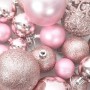 Juego de bolas de Navidad 100 piezas rosa en Decoración Festiva y Estacional | Comprar online en Foru.es