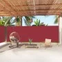 Toldo lateral retráctil rojo 200x1000 cm de vidaXL, Sombrillas - Ref: Foro24-318047, Precio: 134,07 €, Descuento: %