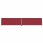Toldo lateral retráctil rojo 200x1000 cm de vidaXL, Sombrillas - Ref: Foro24-318047, Precio: 134,07 €, Descuento: %