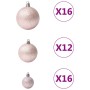 Juego de bolas de Navidad 100 piezas rosa en Decoración Festiva y Estacional | Comprar online en Foru.es