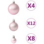 Juego de bolas de Navidad 100 piezas rosa en Decoración Festiva y Estacional | Comprar online en Foru.es