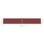 Toldo lateral retráctil marrón 160x1000 cm de vidaXL, Sombrillas - Ref: Foro24-318033, Precio: 79,47 €, Descuento: %