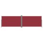 Toldo lateral retráctil rojo 160x600 cm de vidaXL, Sombrillas - Ref: Foro24-317999, Precio: 94,76 €, Descuento: %