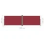 Toldo lateral retráctil rojo 160x600 cm de vidaXL, Sombrillas - Ref: Foro24-317999, Precio: 93,53 €, Descuento: %