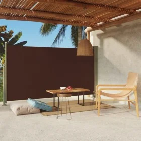 Toldo lateral retráctil de jardín marrón 170x300 cm de vidaXL, Sombrillas - Ref: Foro24-317891, Precio: 76,36 €, Descuento: %