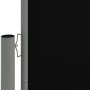 Toldo lateral retráctil negro 180x1000 cm de vidaXL, Sombrillas - Ref: Foro24-318036, Precio: 113,81 €, Descuento: %