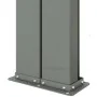 Toldo lateral retráctil negro 180x1000 cm de vidaXL, Sombrillas - Ref: Foro24-318036, Precio: 83,22 €, Descuento: %