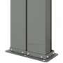 Toldo lateral retráctil negro 180x1000 cm de vidaXL, Sombrillas - Ref: Foro24-318036, Precio: 113,81 €, Descuento: %