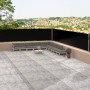 Toldo lateral retráctil negro 117x1200 cm de vidaXL, Sombrillas - Ref: Foro24-318054, Precio: 97,18 €, Descuento: %