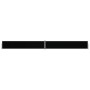 Toldo lateral retráctil negro 117x1200 cm de vidaXL, Sombrillas - Ref: Foro24-318054, Precio: 97,18 €, Descuento: %