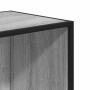 Estantería de madera de ingeniería gris Sonoma 80,5x35x139 cm en Librerías y estanterías | Comprar online en Foru.es