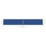 Toldo lateral retráctil azul 160x1000 cm de vidaXL, Sombrillas - Ref: Foro24-318034, Precio: 107,81 €, Descuento: %