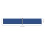 Toldo lateral retráctil azul 160x1000 cm de vidaXL, Sombrillas - Ref: Foro24-318034, Precio: 109,24 €, Descuento: %