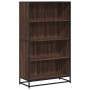 Estantería de madera de ingeniería marrón roble 80,5x35x139 cm en Librerías y estanterías | Comprar online en Foru.es