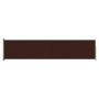Toldo lateral retráctil para patio marrón 140x600 cm de vidaXL, Sombrillas - Ref: Foro24-317957, Precio: 88,80 €, Descuento: %