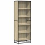 Estantería madera de ingeniería roble Sonoma 60x35x170,5 cm en Librerías y estanterías | Comprar online en Foru.es