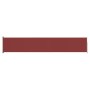 Toldo lateral retráctil de jardín rojo 117x600 cm de vidaXL, Sombrillas - Ref: Foro24-317949, Precio: 92,69 €, Descuento: %
