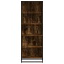 Estantería madera de ingeniería roble ahumado 60x35x170,5 cm en Librerías y estanterías | Comprar online en Foru.es