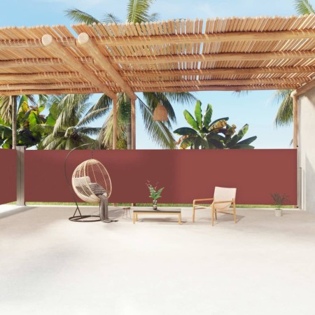 Toldo lateral retráctil marrón 160x1200 cm de vidaXL, Sombrillas - Ref: Foro24-318069, Precio: 97,25 €, Descuento: %