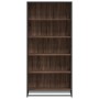 Estantería madera de ingeniería marrón roble 80,5x35x170,5 cm en Librerías y estanterías | Comprar online en Foru.es