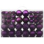 Juego de bolas de Navidad 100 piezas morado en Decoración Festiva y Estacional | Comprar online en Foru.es