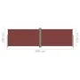 Toldo lateral retráctil marrón 180x600 cm de vidaXL, Sombrillas - Ref: Foro24-318003, Precio: 73,69 €, Descuento: %