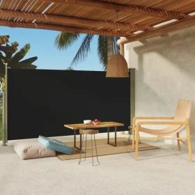 Toldo lateral retráctil de jardín negro160x300 cm de vidaXL, Sombrillas - Ref: Foro24-317880, Precio: 60,04 €, Descuento: %