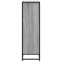 Estantería madera y metal gris Sonoma 97,5x33x107,5 cm en Librerías y estanterías | Comprar online en Foru.es
