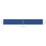 Toldo lateral retráctil azul 180x1200 cm de vidaXL, Sombrillas - Ref: Foro24-318076, Precio: 122,65 €, Descuento: %