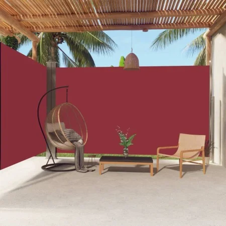 Toldo lateral retráctil rojo 220x600 cm de vidaXL, Sombrillas - Ref: Foro24-318017, Precio: 113,73 €, Descuento: %