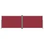 Toldo lateral retráctil rojo 220x600 cm de vidaXL, Sombrillas - Ref: Foro24-318017, Precio: 113,73 €, Descuento: %