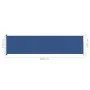 Retractable side garden awning blue 160x600 cm by vidaXL, Umbrellas - Ref: Foro24-317960, Price: 87,00 €, Discount: %