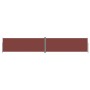 Toldo lateral retráctil marrón 180x1000 cm de vidaXL, Sombrillas - Ref: Foro24-318039, Precio: 113,81 €, Descuento: %