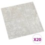 Tarimas de suelo autoadhesiva 20 uds PVC gris claro 1,86 m² en Materiales de construcción | Comprar online en Foru.es