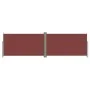 Toldo lateral retráctil marrón 160x600 cm de vidaXL, Sombrillas - Ref: Foro24-317997, Precio: 117,44 €, Descuento: %