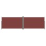 Toldo lateral retráctil marrón 160x600 cm de vidaXL, Sombrillas - Ref: Foro24-317997, Precio: 119,25 €, Descuento: %