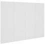 Cabecero de cama madera contrachapada blanco 120x1,5x80 cm de vidaXL, Cabeceros y pies de cama - Ref: Foro24-811025, Precio: ...