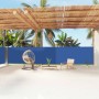 Toldo lateral retráctil azul 160x1200 cm de vidaXL, Sombrillas - Ref: Foro24-318070, Precio: 118,77 €, Descuento: %