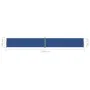 Toldo lateral retráctil azul 160x1200 cm de vidaXL, Sombrillas - Ref: Foro24-318070, Precio: 96,46 €, Descuento: %